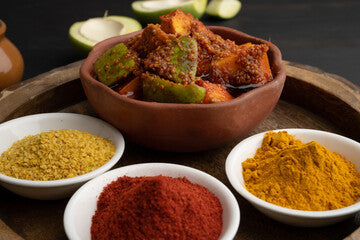 Mango Ginger Garlic Pickle  (250 gms)