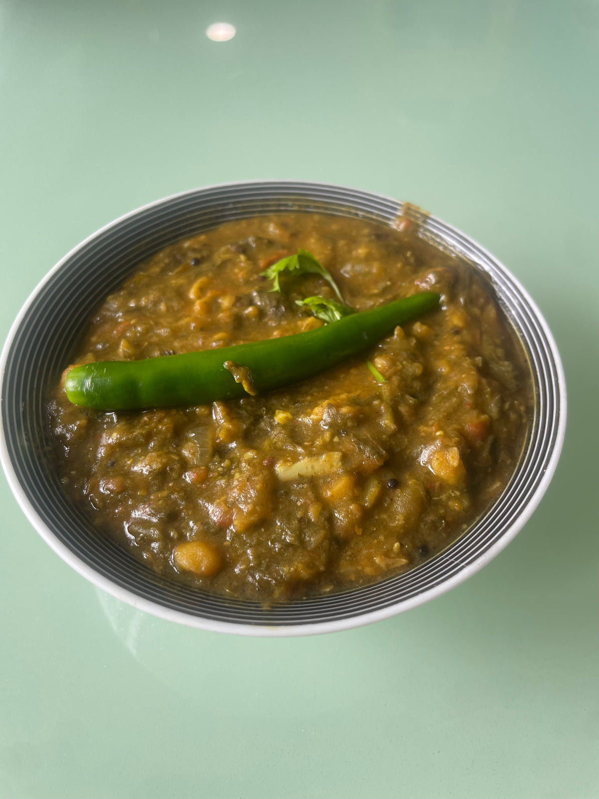 Sai Bhaji and Bagara rice