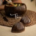 Coconut shell pepper salt shaker