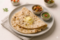 Puran Poli, Sweet Mango Pickle,Ghee (1pc)