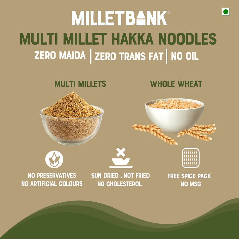 Multimillet noodles