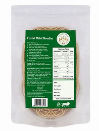 Foxtail millet noodles