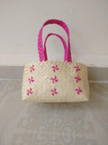 Palm Leaf Flower Basket