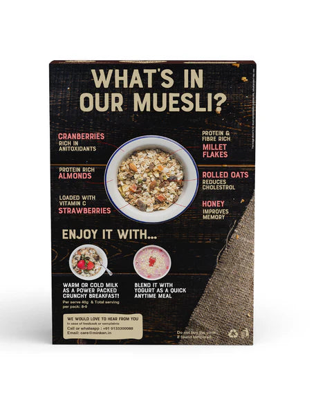 Multimillet Strawberry Muesli