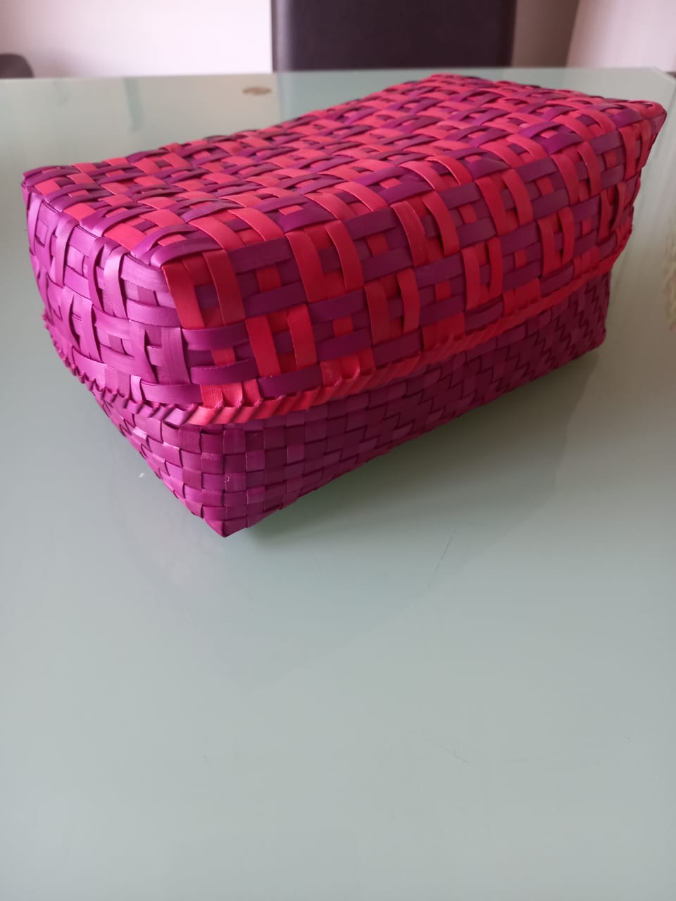 Rectangular palm leaf gifting box