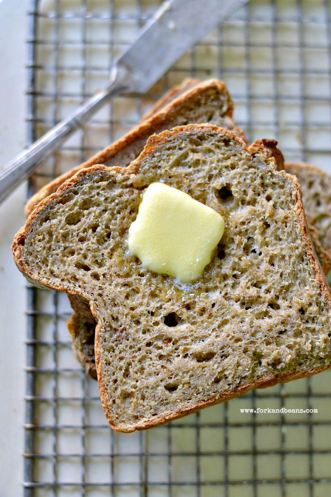 Millet bread (glutenfree and vegan)